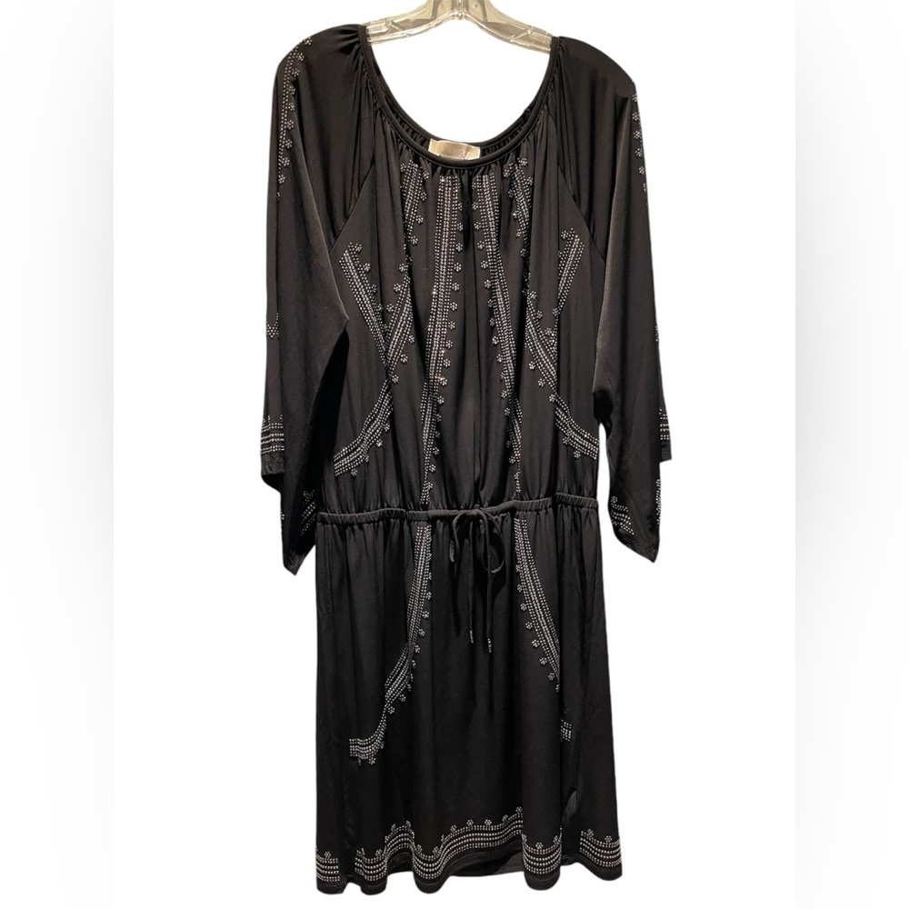 Michael Kors silver studded black dress